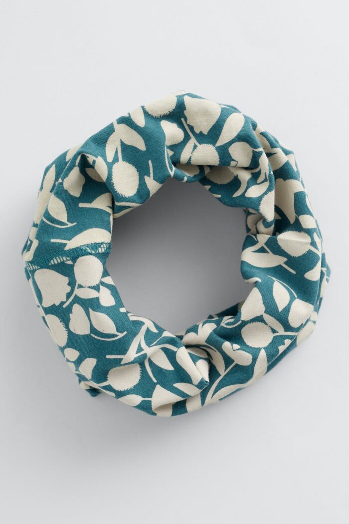 Seasalt Cornwall Kruhový šátek Paper Silhouette z bio bavlny