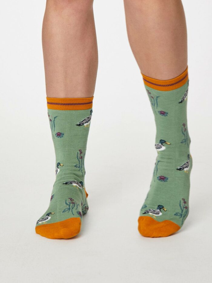 Thought Dámske bambusové ponožky Wild Duck