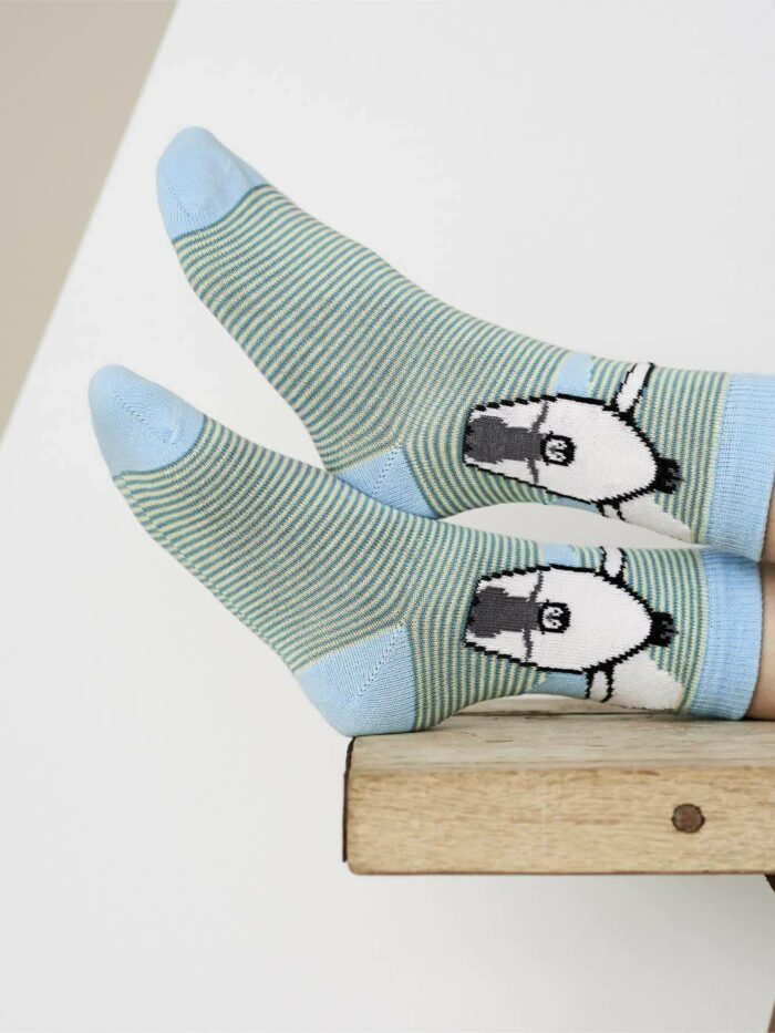 Living Crafts Dvojbalení ponožiek z bio bavlny Penguin