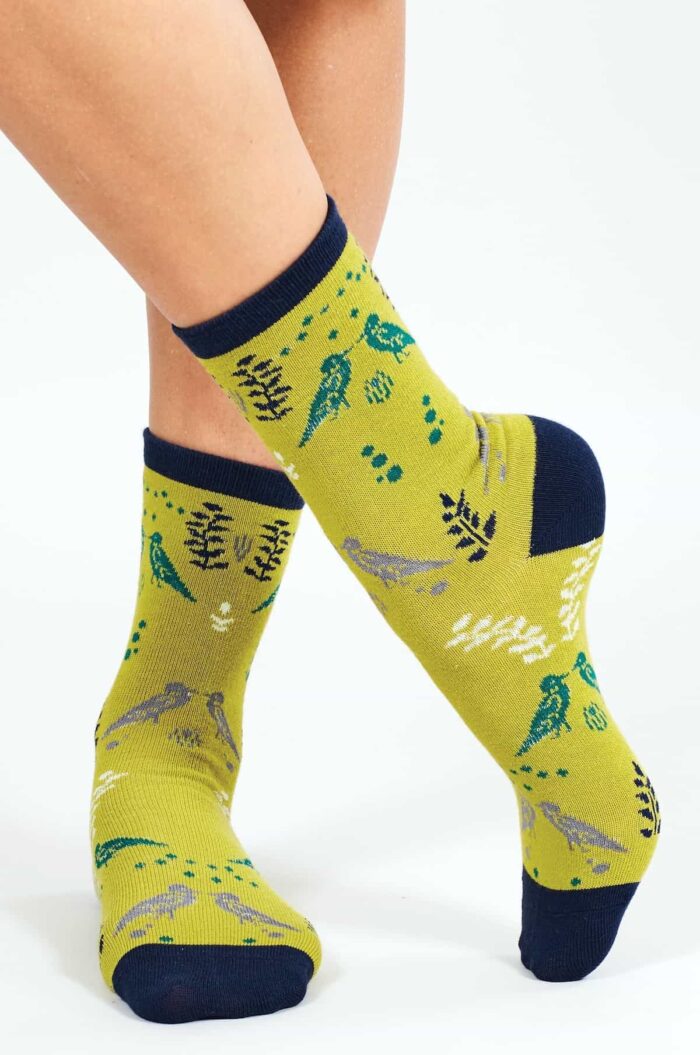 Nomads Dámske ponožky z bio bavlny Cornish zelené