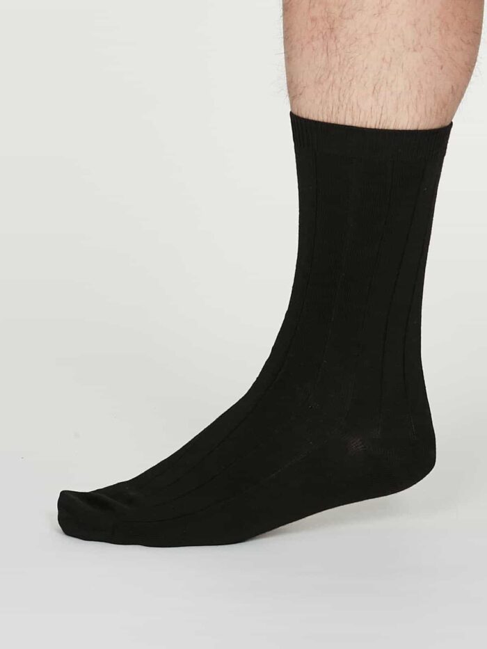 Thought Pánske konopné ponožky Hero černé
