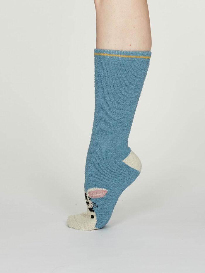 Thought Dámske teplé ponožky Rebecca modré