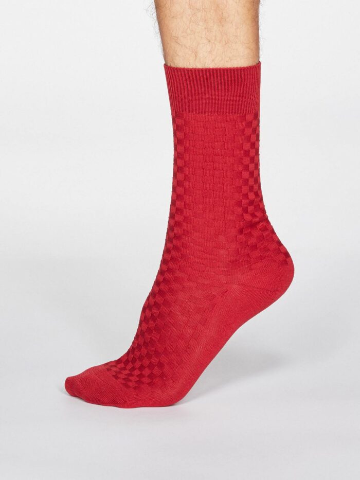 Thought Pánske ponožky Cameron červené