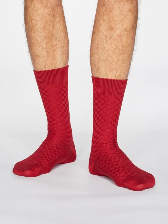 Thought Pánske ponožky Cameron červené