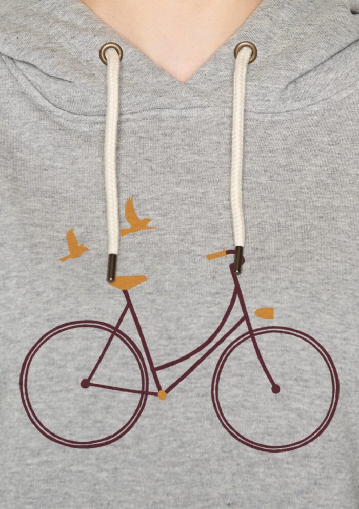 Greenbomb Mikina s kapucňou Bike Birds
