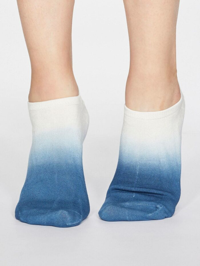 Thought Dámske členkové ponožky Mercy Dye modré