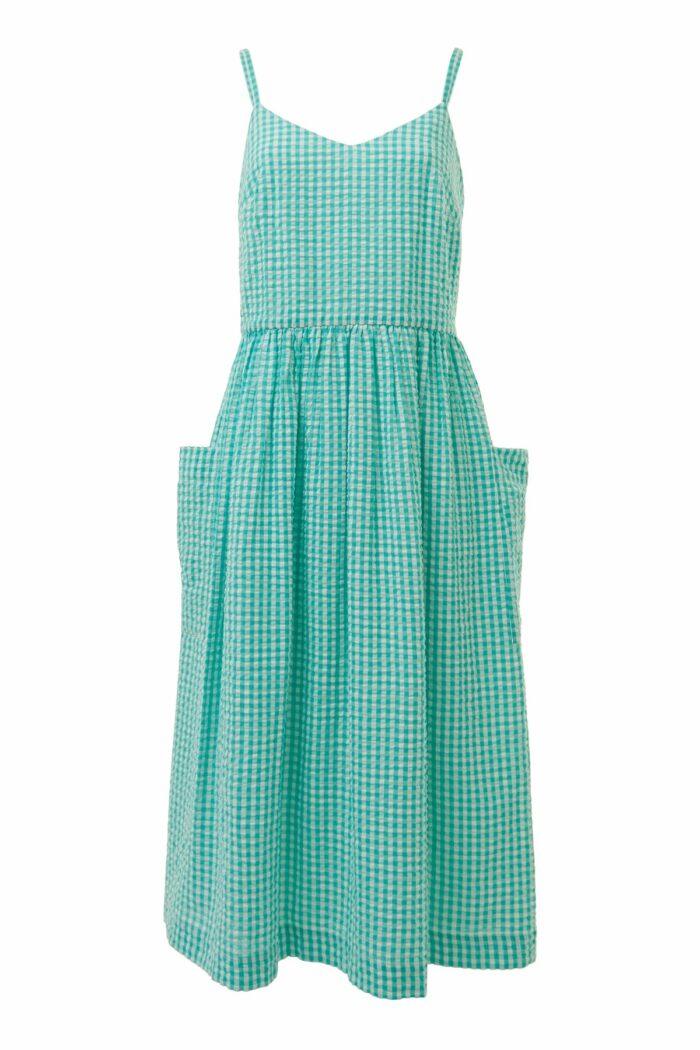 Emily and Fin Šaty Bree Mint Gingham