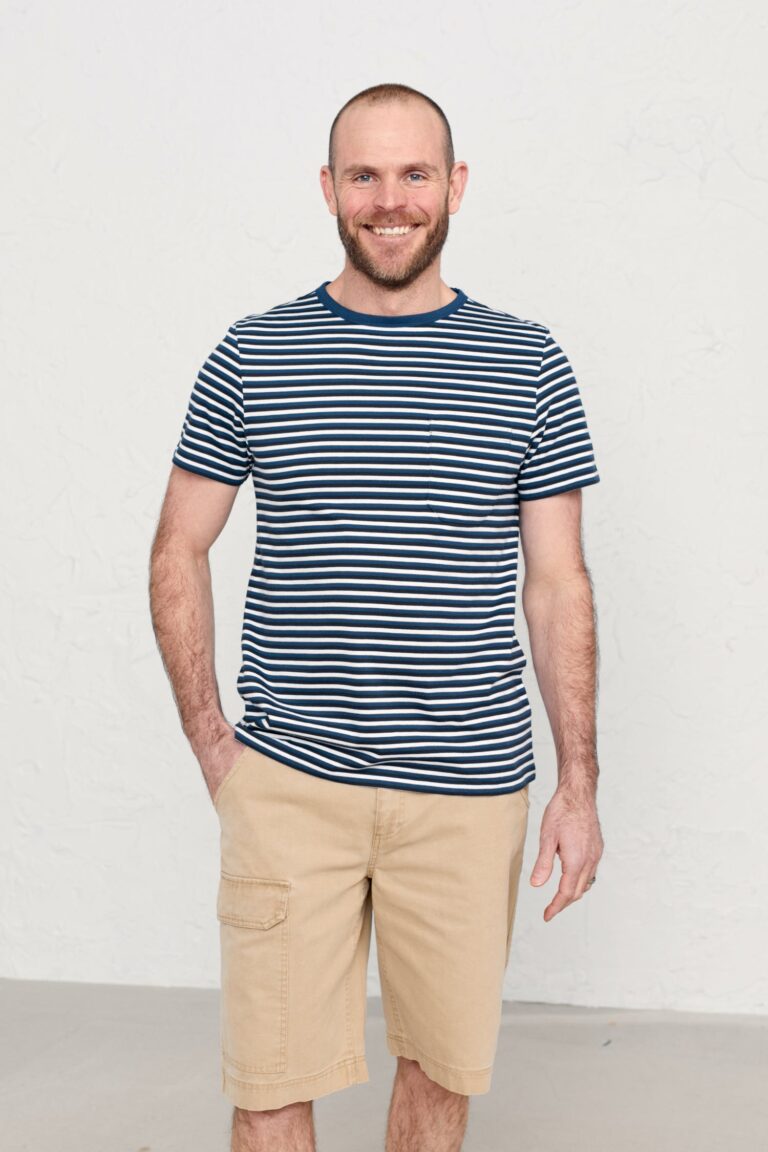 Seasalt Cornwall Pánske tričko Rowing Yacht z bio bavlny