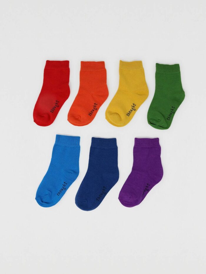 Thought Darčekové balenie detských ponožiek Colours of the Rainbow Kids
