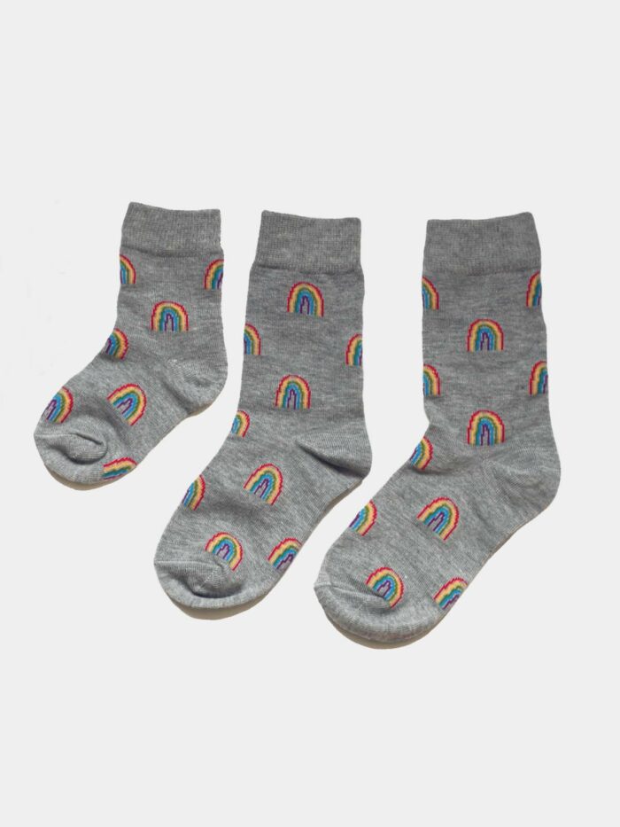 Thought Detské ponožky Rainbow Kids z bio bavlny