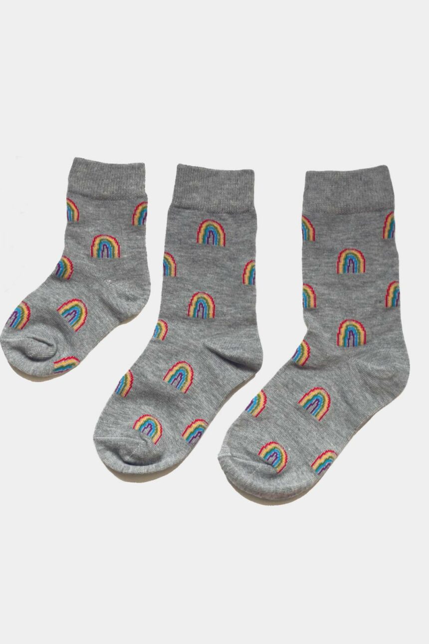 Thought Detské ponožky Rainbow Kids z bio bavlny