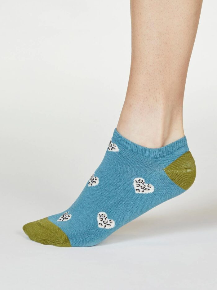 Thought Dámske bambusové ponožky Lily modré