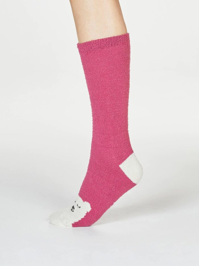 Thought Dámske vianočné ponožky Ella červené