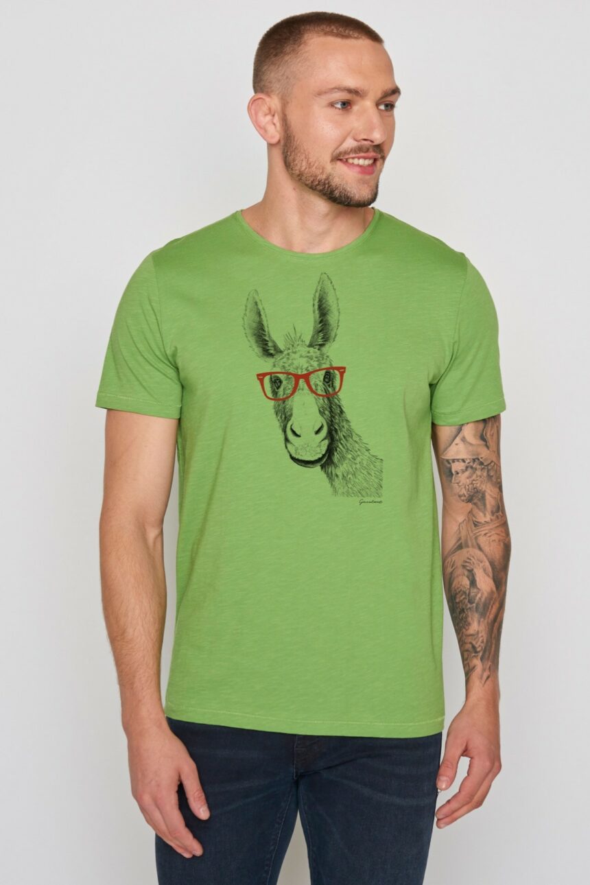 Greenbomb Tričko Donkey zelené
