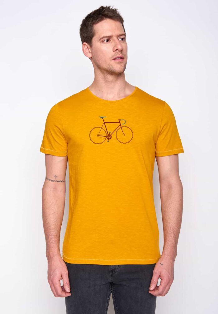 Greenbomb Tričko Bike Trip žluté