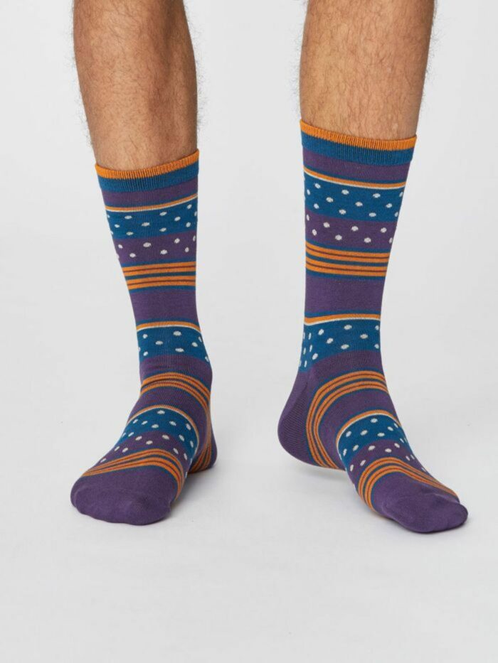 Thought spm plum purple spot and stripe breathable socks 1 1.jpg 1