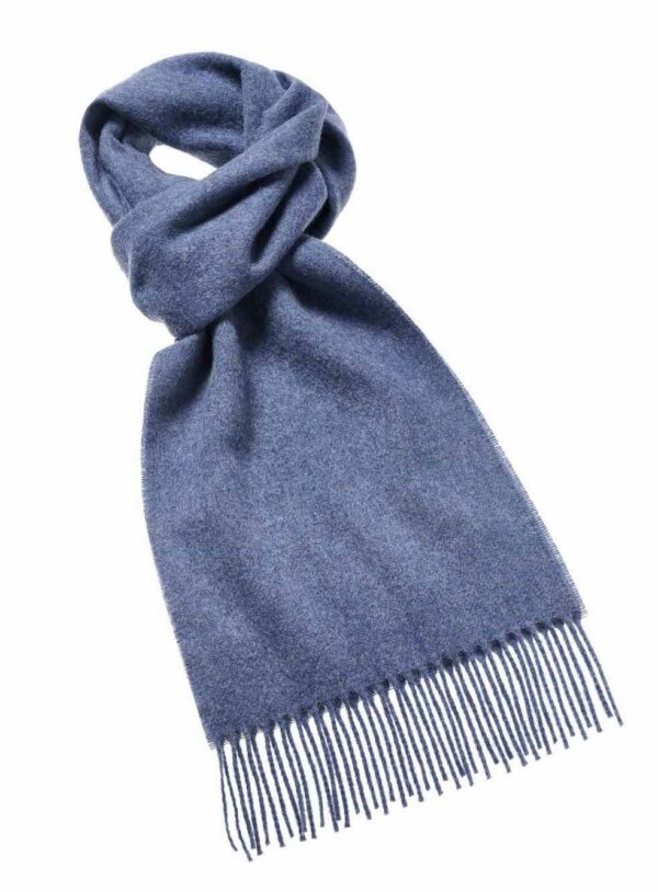RT007-KB80-Lambswool-Plain-Scarf-Airforce