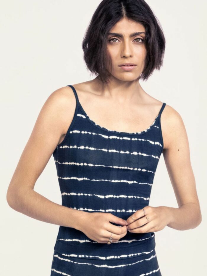 Thought wac navy kelby bamboo jersey cami vest in navy