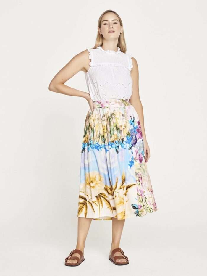 Thought WSB6296 MUL PLACEMENT PRINT SKIRT 3730 1