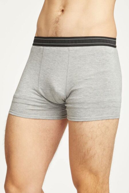 Thought mac grey marle arther mens soft bamboo boxers