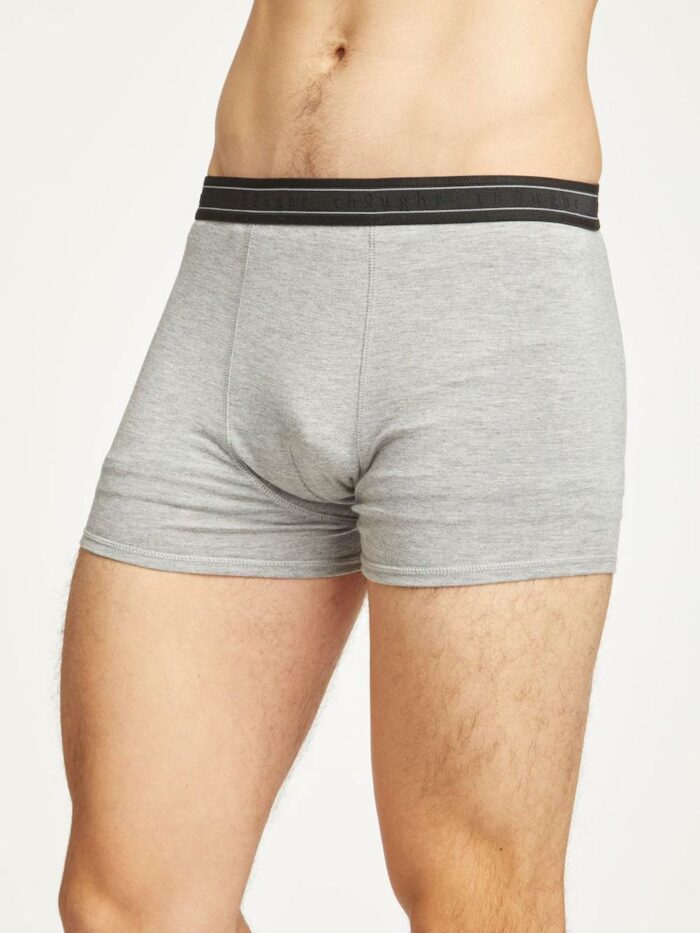 Thought mac grey marle arther mens soft bamboo boxers