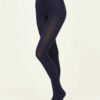 Thought WAC3866 Navy Bamboo Essential Plain Tights in Navy 1