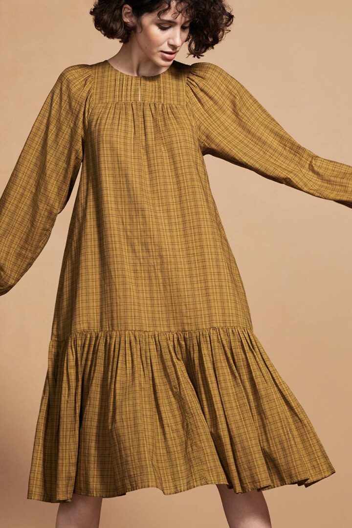 WWD6518 Nona Organic Cotton Smock Dress