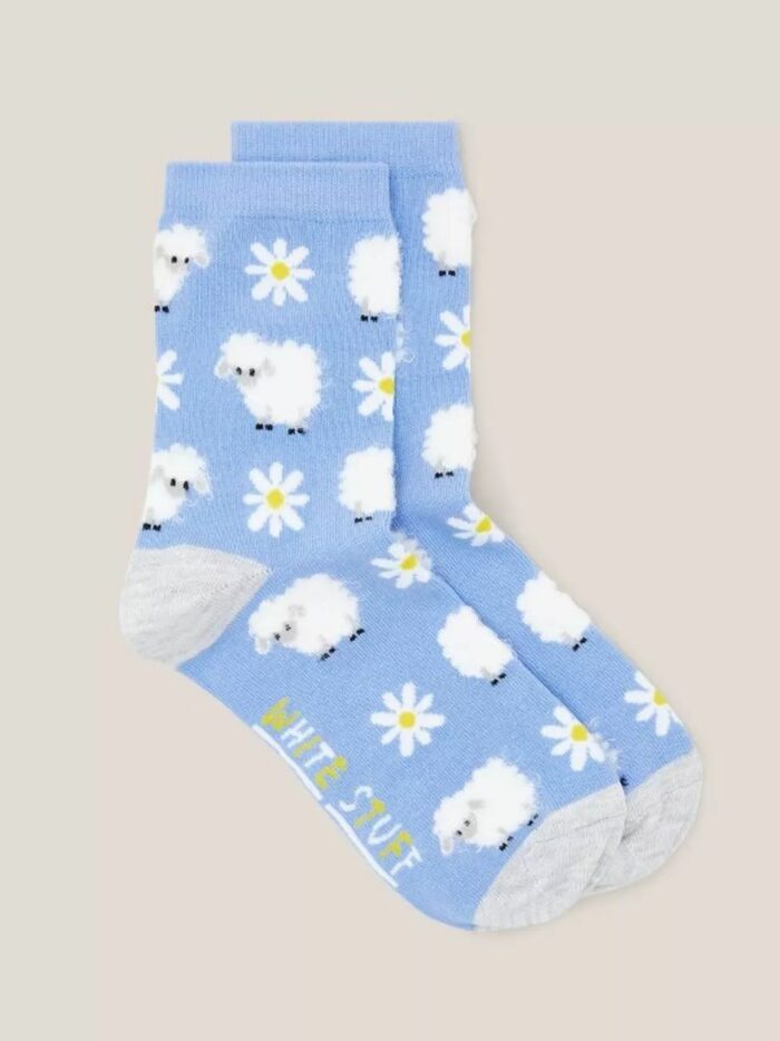 White Stuff ponožky fluffy sheep socks