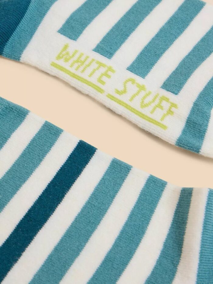 White Stuff ponožky striped blue