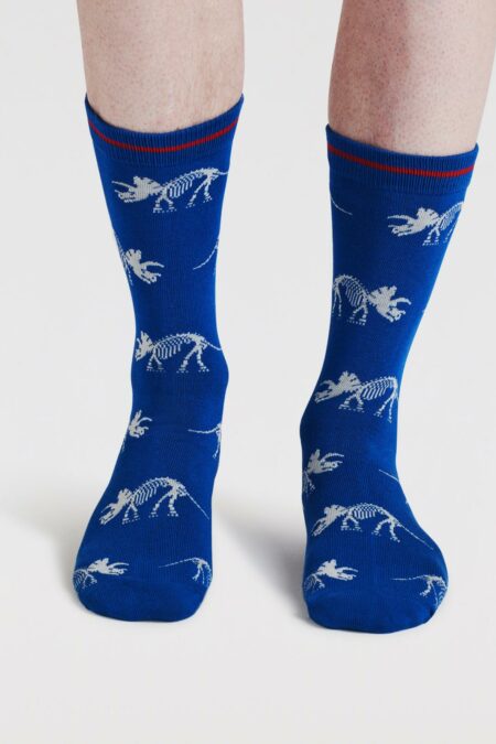 Thought ponožky dinosaur blue