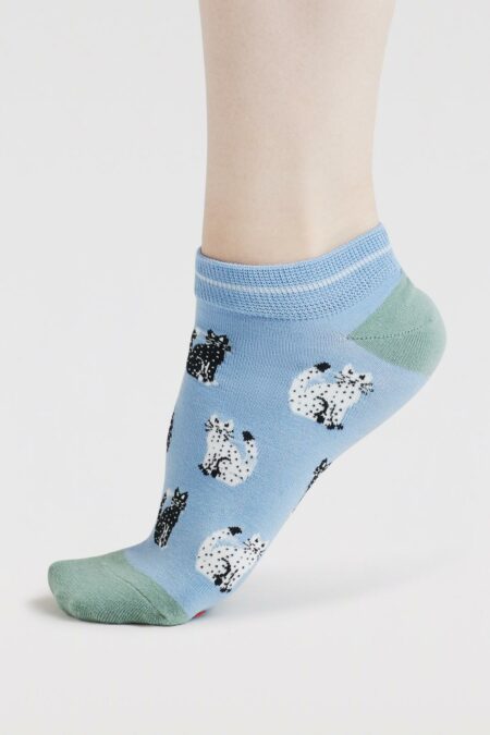 Thought ponožky cat blue