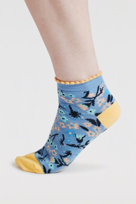 Thought ponožky ivie floral blue