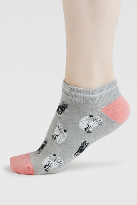 Thought ponožky cat grey