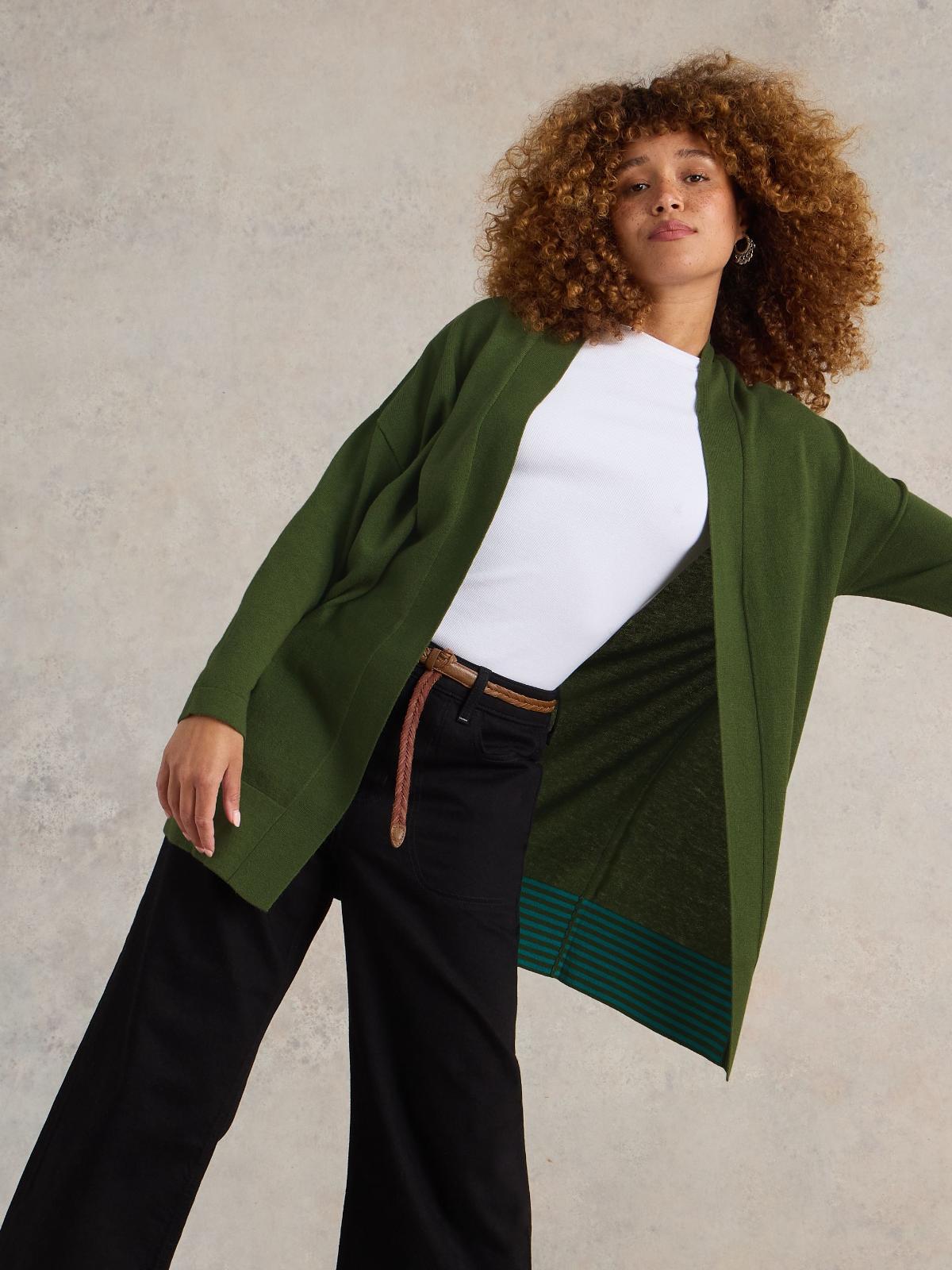 Kardigán Laura Khaki