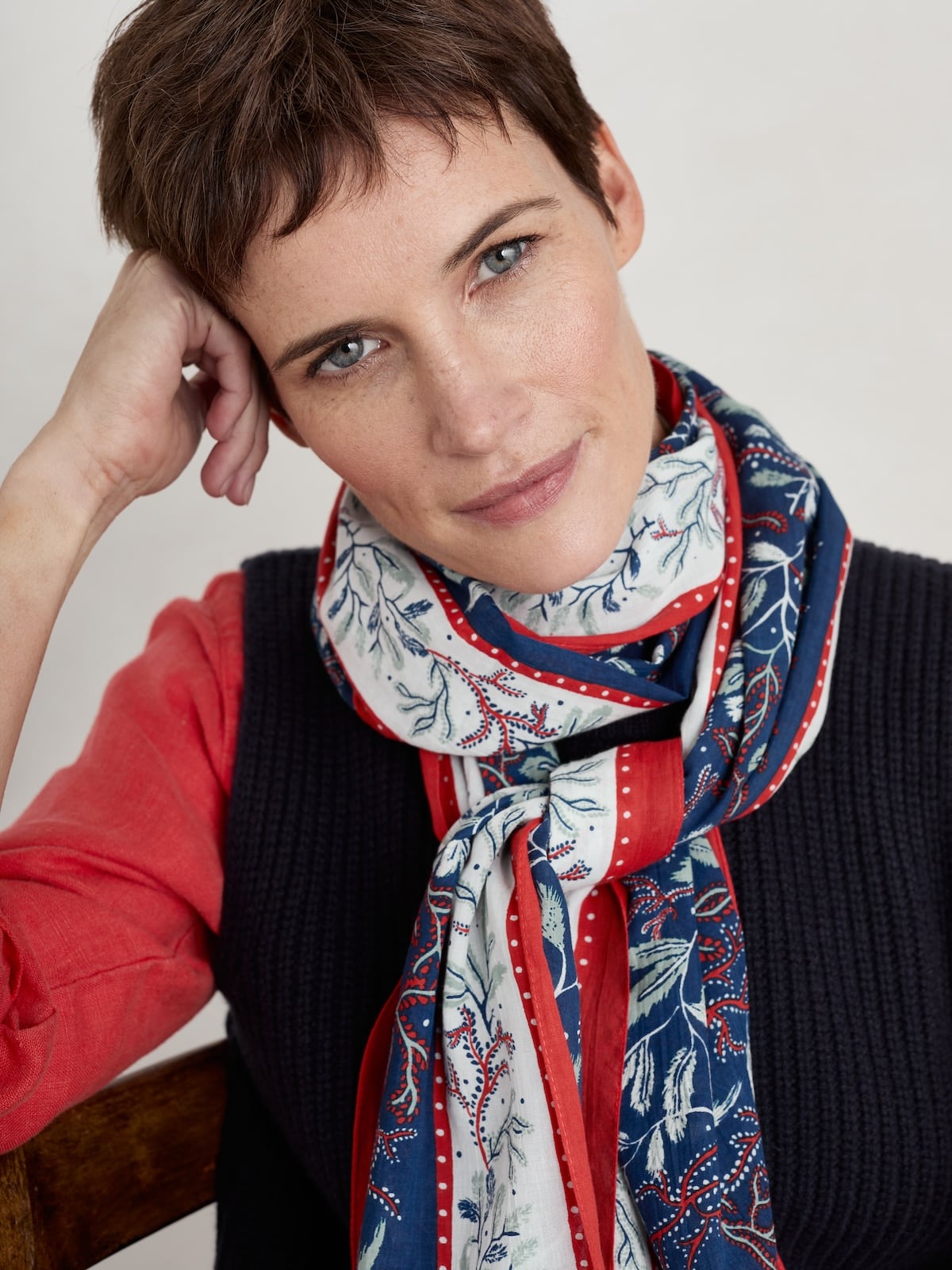 Šatka Summer Border Raincloud