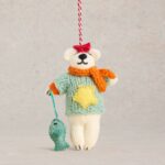 Ozdoba na stromček Polar Bear Blue