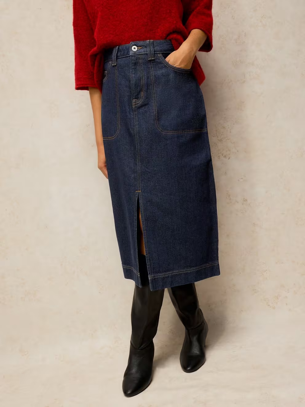 Sukňa Tia Dark Denim